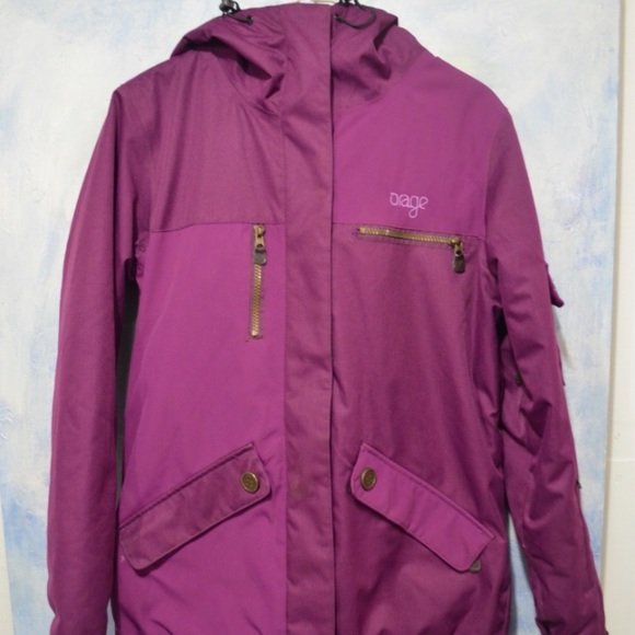 Orange Bala Ski & Snowboard Jacket - Picture 3 of 4